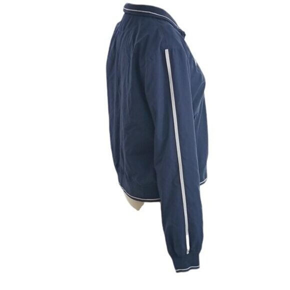 Reebok Track Jacket Womens Size M Navy Blue Full Zip Athletic Sportswear Retro - Picture 3 of 6